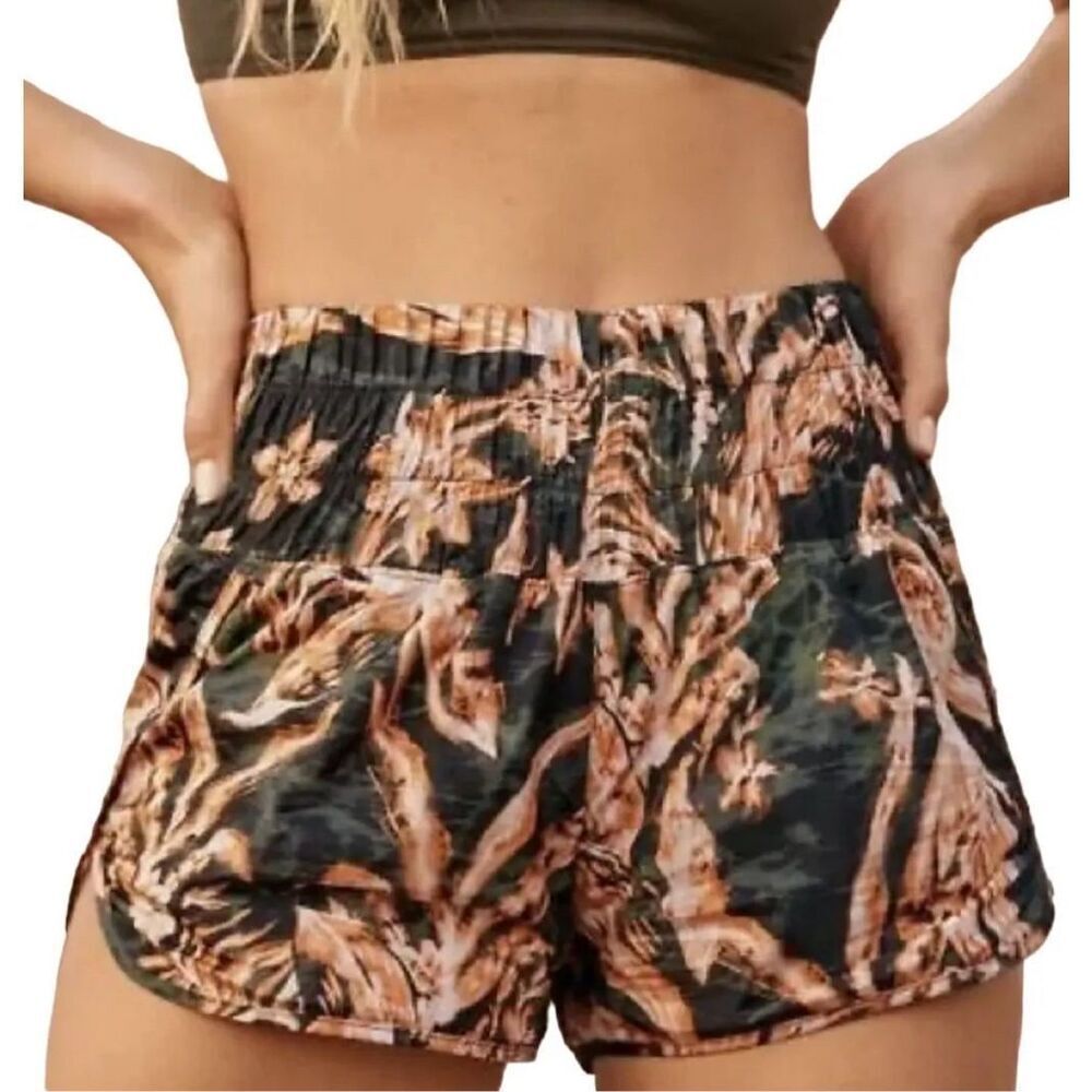 Free People The Way Home Printed Shorts, $68 A37